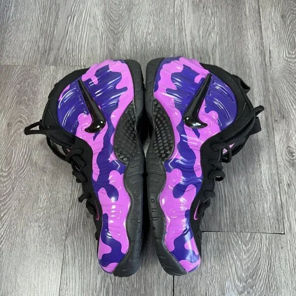 Nike Air Foamposite Pro Purple Camo 2019 Size 624041-012